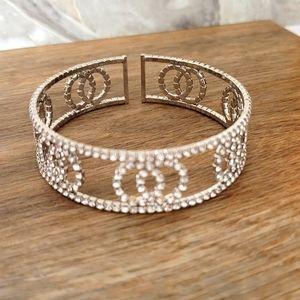 Silver cuff bracelet